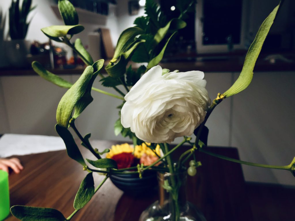 Kleines Geschenk von Blumen Ruf